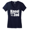 kneel before zod Women's V-Neck T-Shirt
