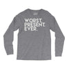 worst present ever Long Sleeve Shirts