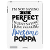 awesome poppa iPad 3 and 4 Case
