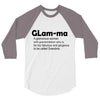 glam ma 3/4 Sleeve Shirt