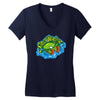 sticky wheelz Women's V-Neck T-Shirt