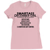 Smartass December Girl Ladies Fitted T-Shirt