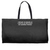 battle of wits Weekender Totes