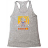 training to beat saiyan or at least warrior anime gym workout lifting Racerback Tank