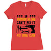 IF BROTHER IN LAW CAN'T FIX IT THAN NO ONE CAN FIX IT Ladies Fitted T-Shirt