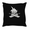 cloud and crossbusters Throw Pillow