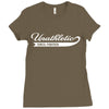 unathletic since forever Ladies Fitted T-Shirt