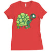 tortue nazie zombie Ladies Fitted T-Shirt