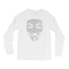 v for vendetta mask guy fawkes cool girls womens cotton t shirt dw01 Long Sleeve Shirts