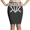 blunt diamond Pencil Skirts