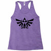 zelda logo black logo Racerback Tank