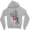 mixed up Zipper Hoodie