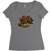 bigfoot of endor Women's Triblend Scoop T-shirt