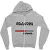 grandpa loading Zipper Hoodie