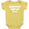 Hamburger Baby Onesie