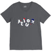 vowel party time V-Neck Tee