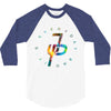 jake paul colorful 3/4 Sleeve Shirt