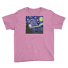tardis starry night Youth Tee