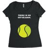 There is No Off-Season Women's Triblend Scoop T-shirt