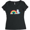 tasty rainbow Women's Triblend Scoop T-shirt