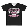 I Love Someone with Breast Cancer to The Moon and Back to Infinity All Over Men's T-shirt