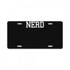 nerd printed License Plate