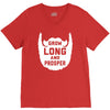 grow long and prosper funny V-Neck Tee