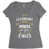 legendary riders are born in 1955 Women's Triblend Scoop T-shirt