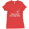 magic wand rhinestone Ladies Fitted T-Shirt