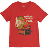 where words fail music speaks V-Neck Tee