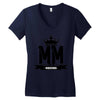 KING OF MARKSMAN Women's V-Neck T-Shirt