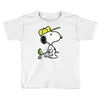 snoopy golf Toddler T-shirt