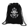 samurai black ranger Drawstring Bags