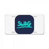 swag blu License Plate