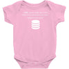 sql query funny Baby Onesie