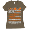 Cancerians Difficult Ones To Understand Zodiac Ladies Fitted T-Shirt