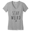 Juanpa Zurita Stay Weird Women's V-Neck T-Shirt