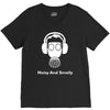 noisy and smelly hazard warnign sign V-Neck Tee