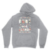 i have two titles aunt and dogmom and i rock them both with roses Unisex Hoodie