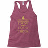 i drink Racerback Tank
