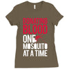 donating blood one mosquito funny Ladies Fitted T-Shirt