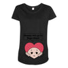 Mommy, Let's Go to Yoga Class! Maternity Scoop Neck T-shirt