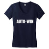 auto win Women's V-Neck T-Shirt