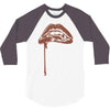 vampire lips 3/4 Sleeve Shirt