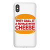 royale with cheese iPhoneX