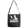 bear grills  funny Adjustable Strap Totes
