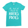 It's Just A Bunch Of Hocus Pocus Ladies Fitted T-Shirt