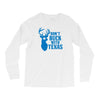 don't buck with texas funny Long Sleeve Shirts