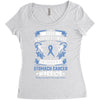 Never Underestimate the Strength of a Stomach Cancer Warrior Women's Triblend Scoop T-shirt