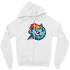 rainbow soccer Zipper Hoodie
